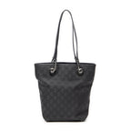 Shoulder Bag Small Eclipse Shopping Black Monogrammed Canvas