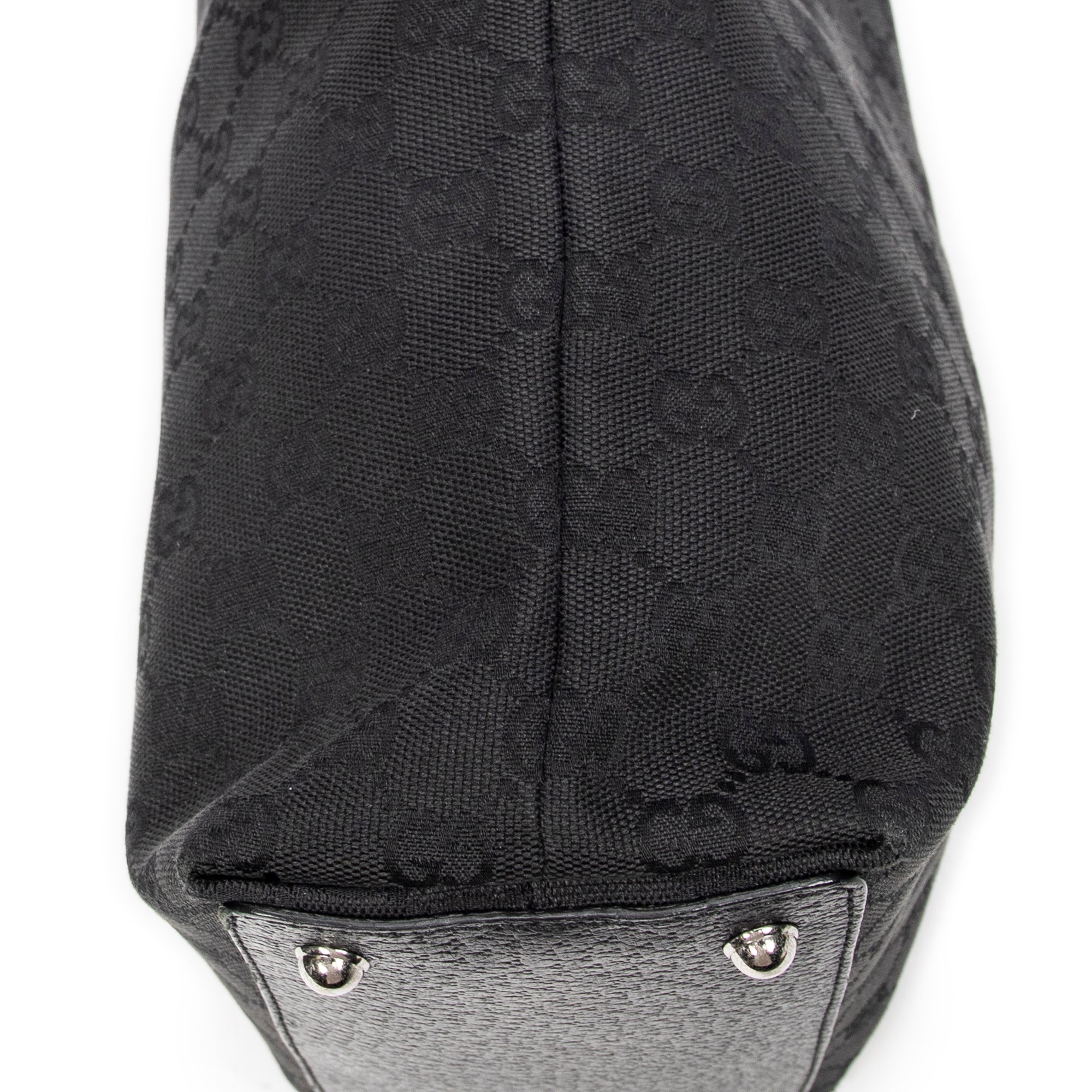 Shoulder Bag Small Eclipse Shopping Black Monogrammed Canvas