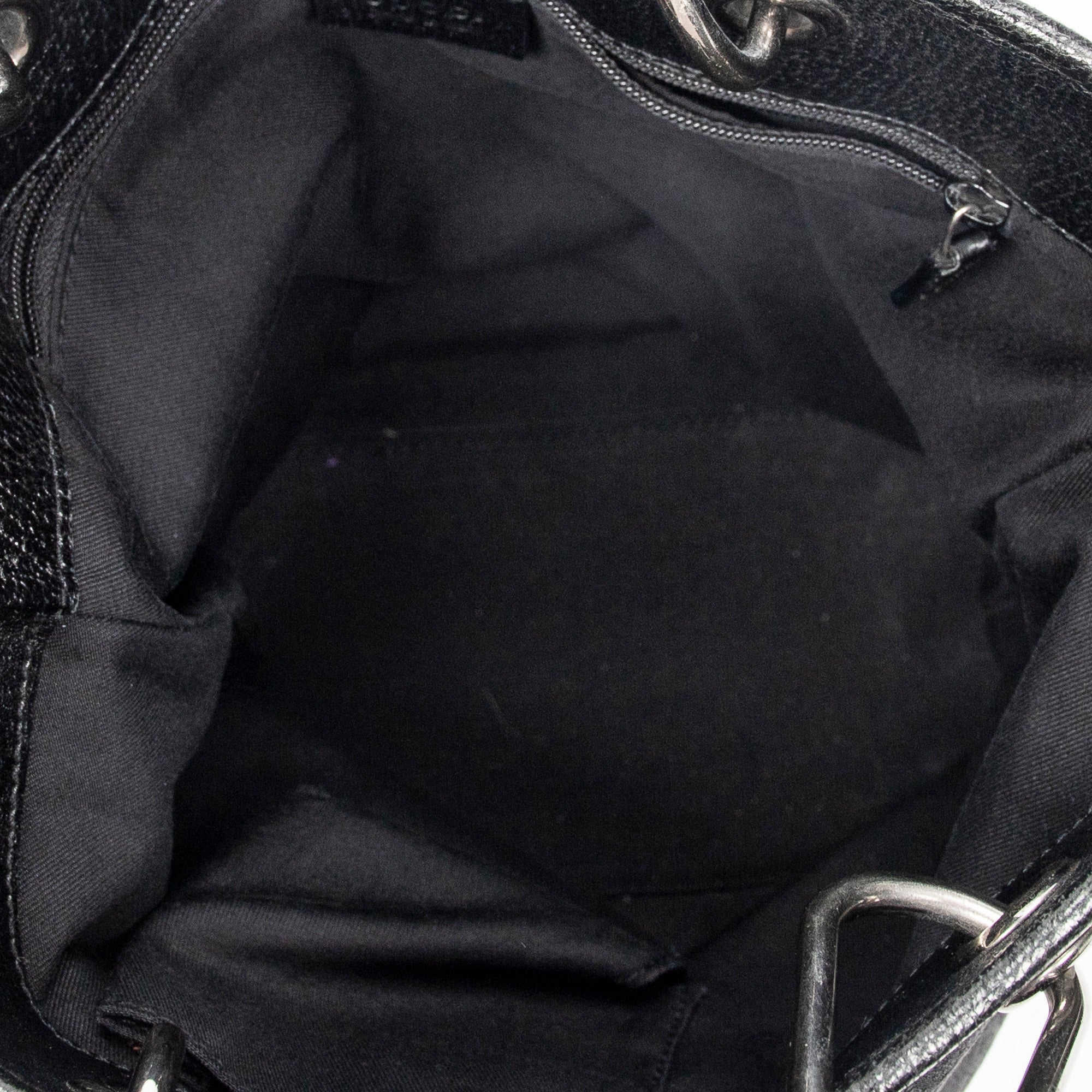 Shoulder Bag Small Eclipse Shopping Black Monogrammed Canvas
