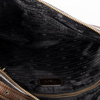 Shoulder Bag Heritage Messenger Brown Grained Leather