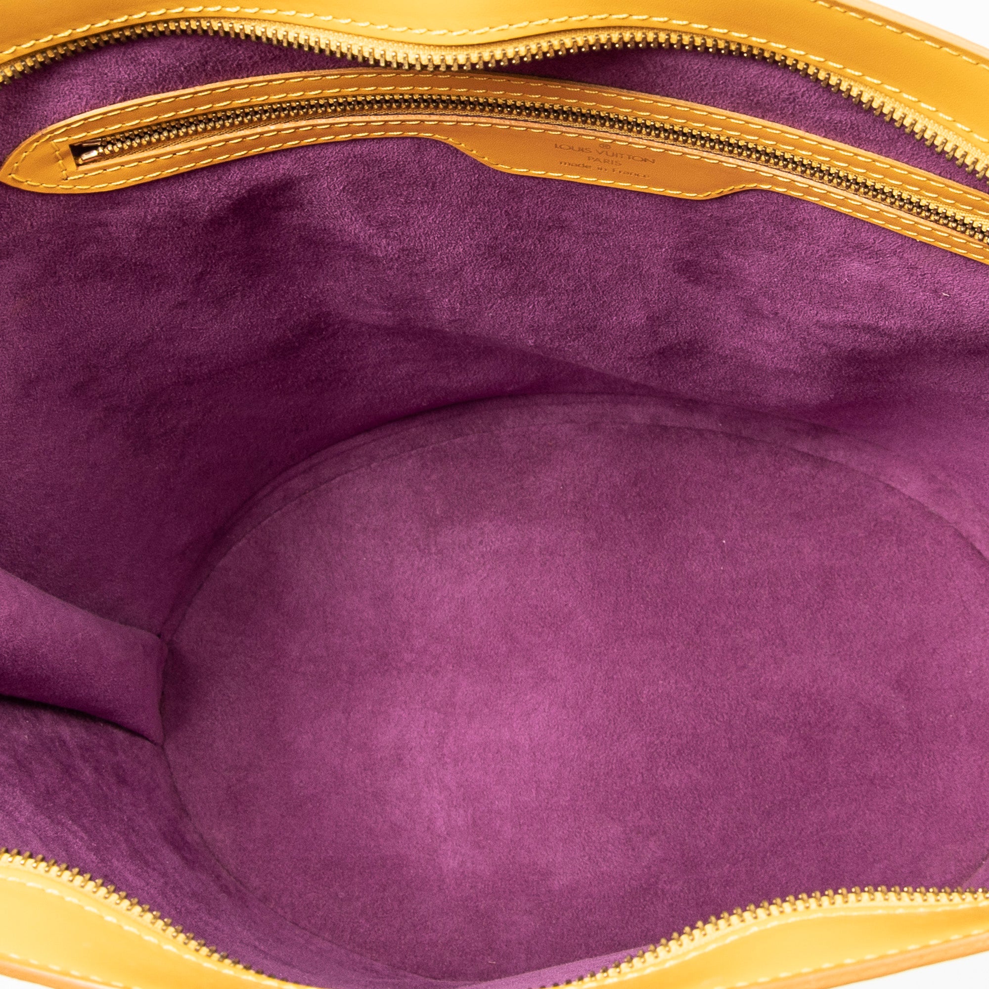 Shoulder Bag St-Jacques Shopping GM Yellow Epi