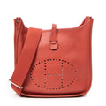 Shoulder Bag Evelyne III PM Sanguine Clemence Leather