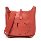 Shoulder Bag Evelyne III PM Sanguine Clemence Leather