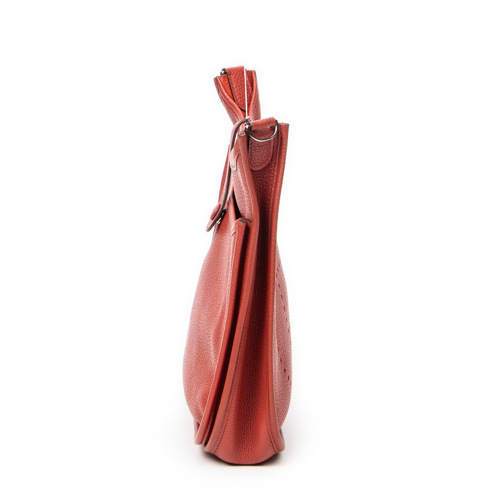 Shoulder Bag Evelyne III PM Sanguine Clemence Leather