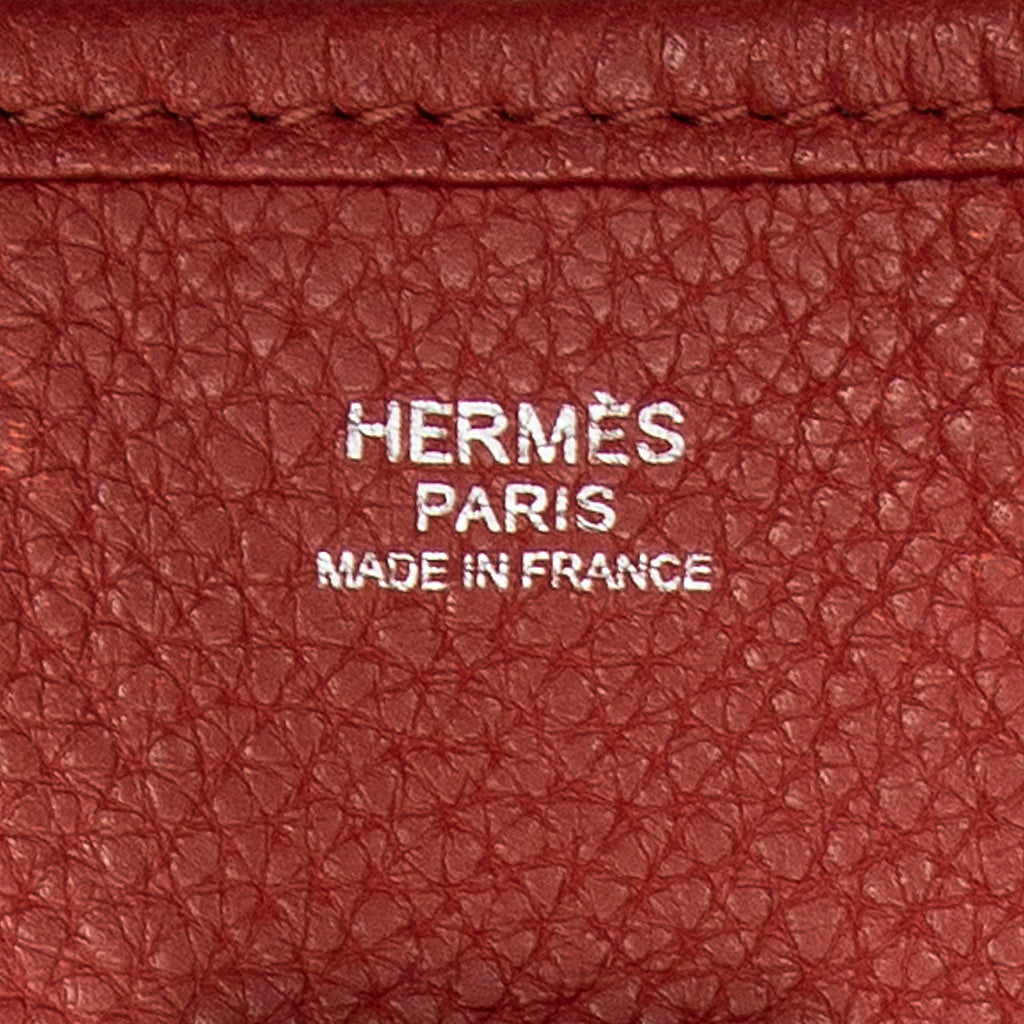 Shoulder Bag Evelyne III PM Sanguine Clemence Leather