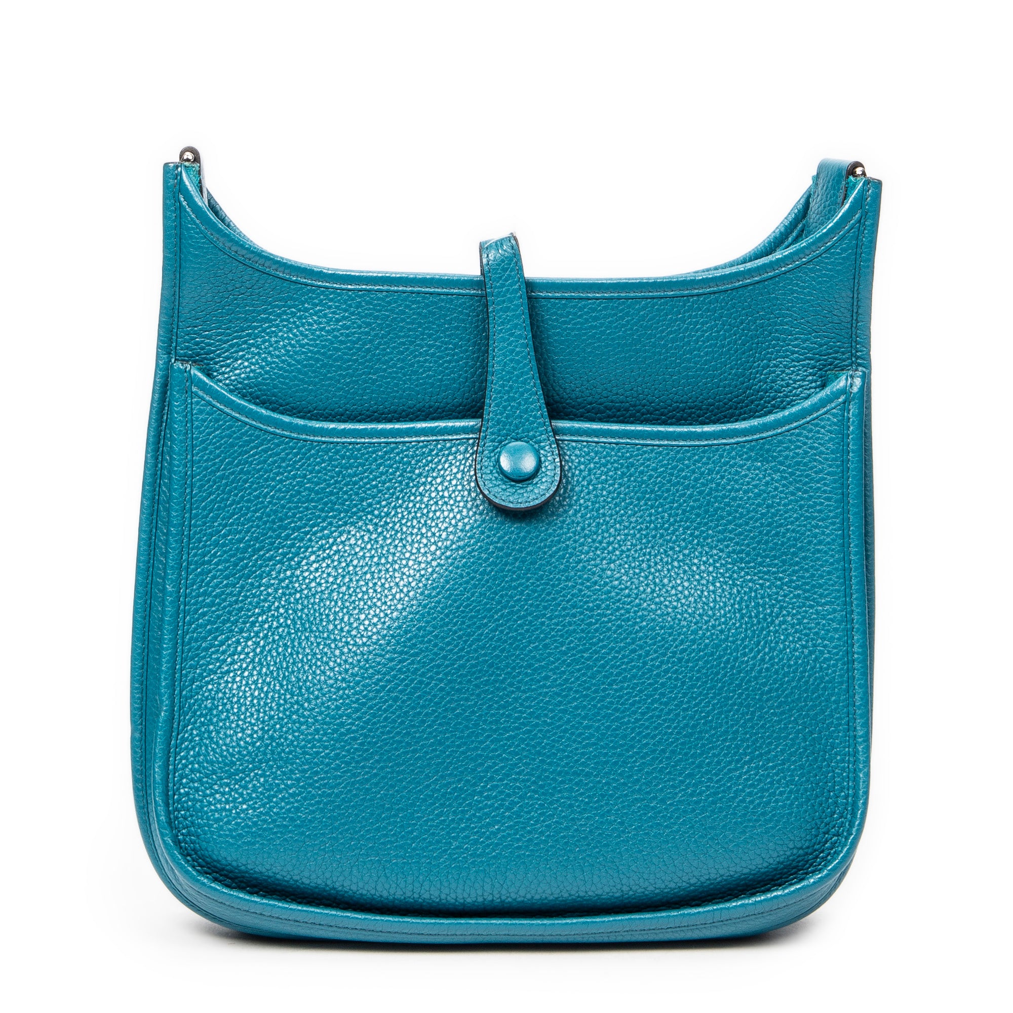 Shoulder Bag Evelyne III PM Blue Izmir Clemence Leather