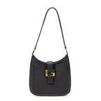 Shoulder Bag Vintage G Logo Hobo Black Canvas