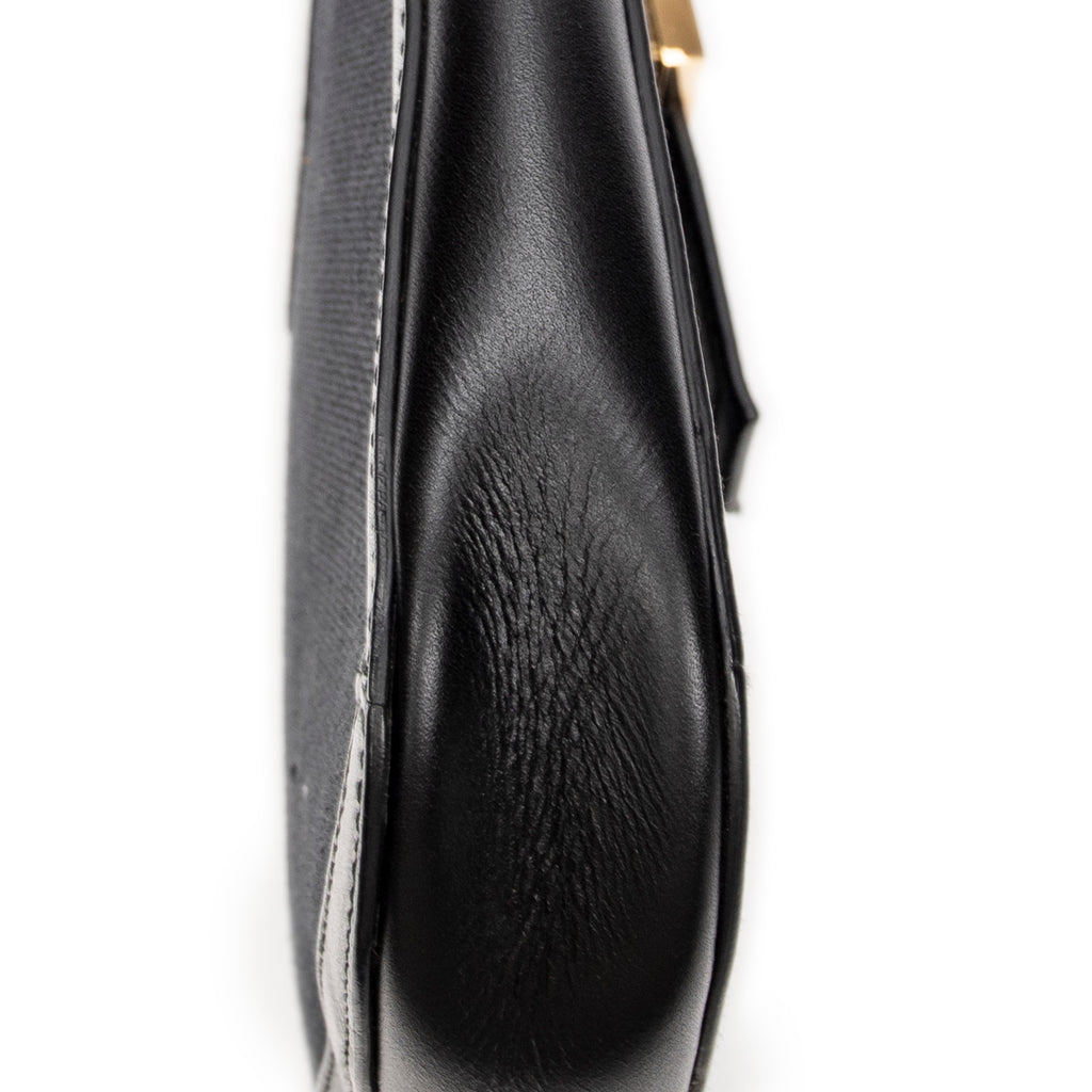 Shoulder Bag Vintage G Logo Hobo Black Canvas
