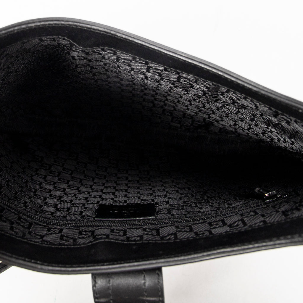 Shoulder Bag Vintage G Logo Hobo Black Canvas