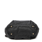 Shoulder Bag Medium Shopping Tote Black Nylon Canvas