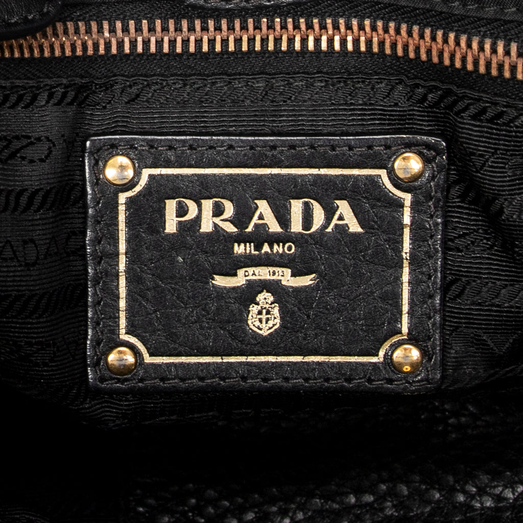 Shoulder Bag Medium Shopping Tote Black Nylon Canvas