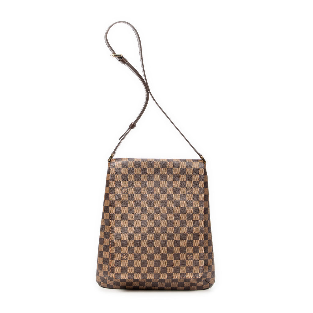 Shoulder Bag Musette Brown Damier Ebene