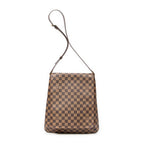 Shoulder Bag Musette Brown Damier Ebene