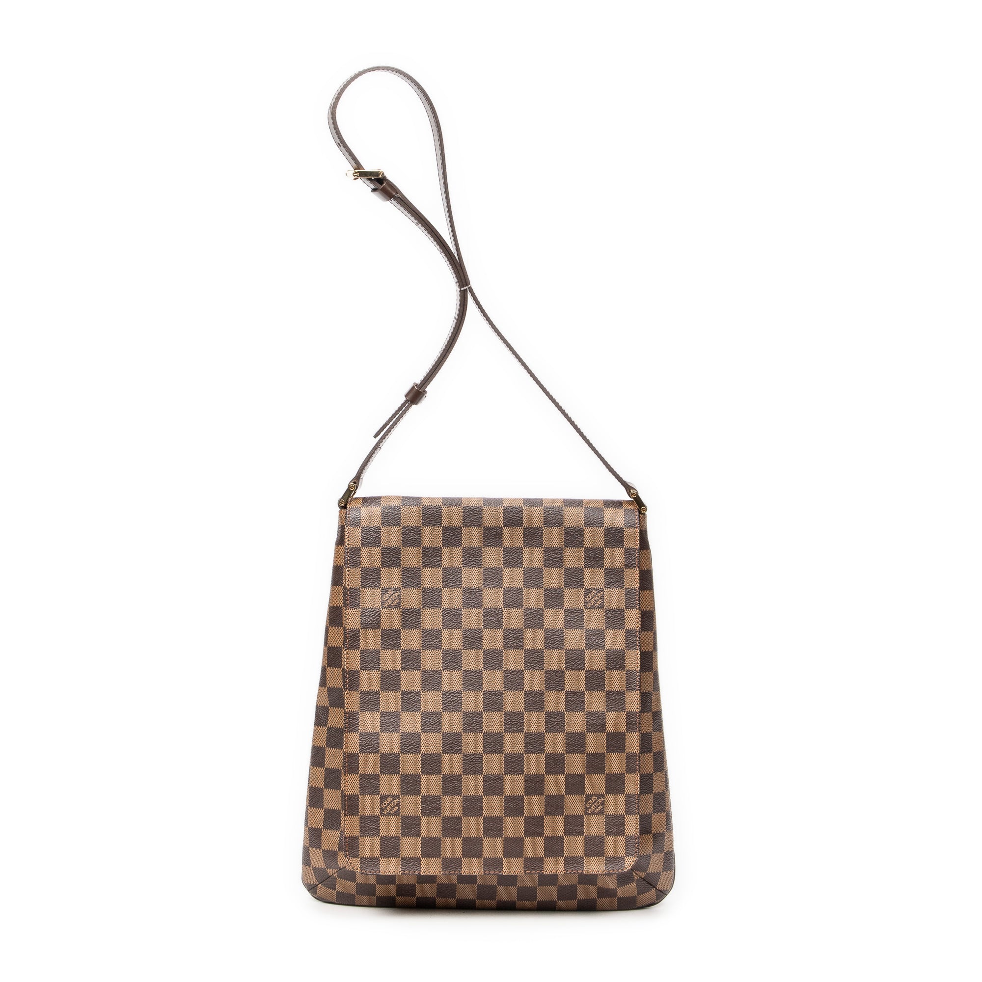Shoulder Bag Musette Brown Damier Ebene