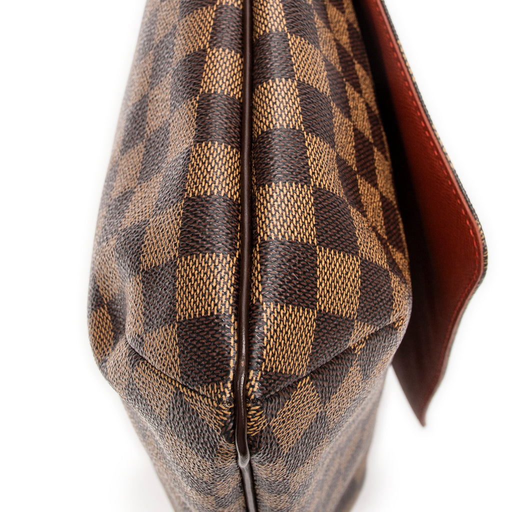 Shoulder Bag Musette Brown Damier Ebene
