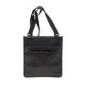 Shoulder Bag Small Flat Messenger Black Guccissima Leather