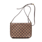 Shoulder Bag Musette Tango Long Strap Brown Damier Ebene