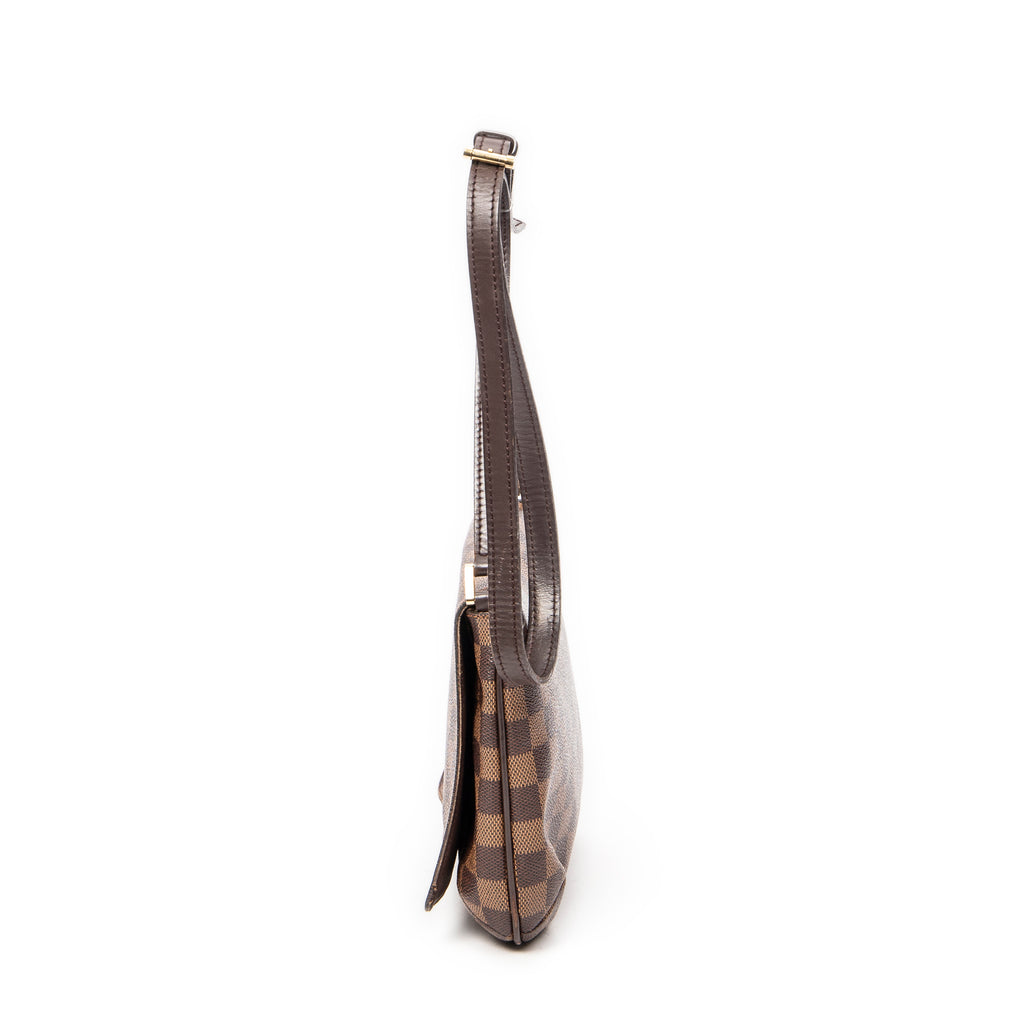 Shoulder Bag Musette Tango Long Strap Brown Damier Ebene