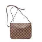 Shoulder Bag Musette Tango Long Strap Brown Damier Ebene