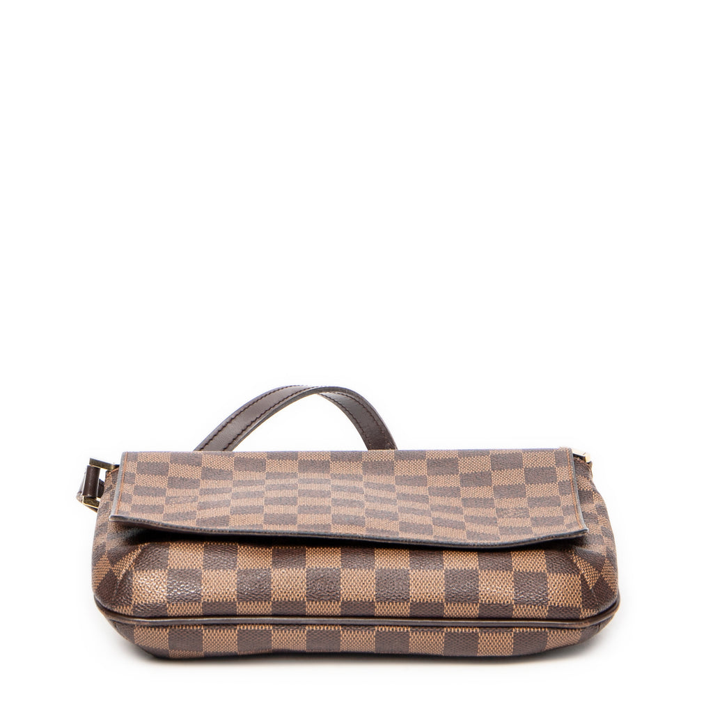 Shoulder Bag Musette Tango Long Strap Brown Damier Ebene
