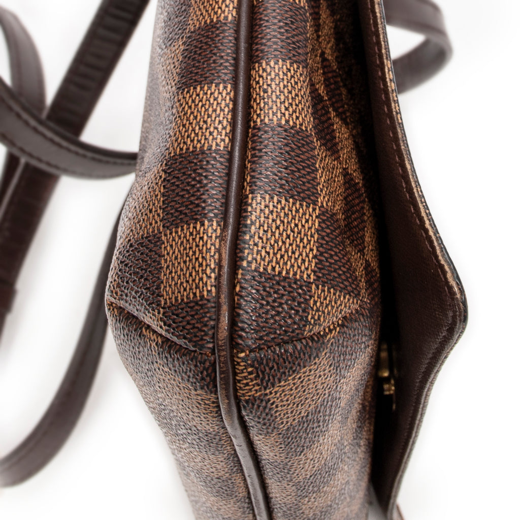 Shoulder Bag Musette Tango Long Strap Brown Damier Ebene