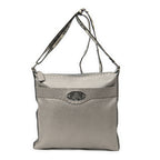 Handbag Selleria Crossbody Grey Grained Leather