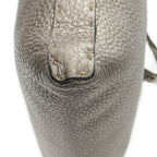 Handbag Selleria Crossbody Grey Grained Leather