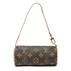 Pouch Papillon Pouch Brown Monogram Canvas