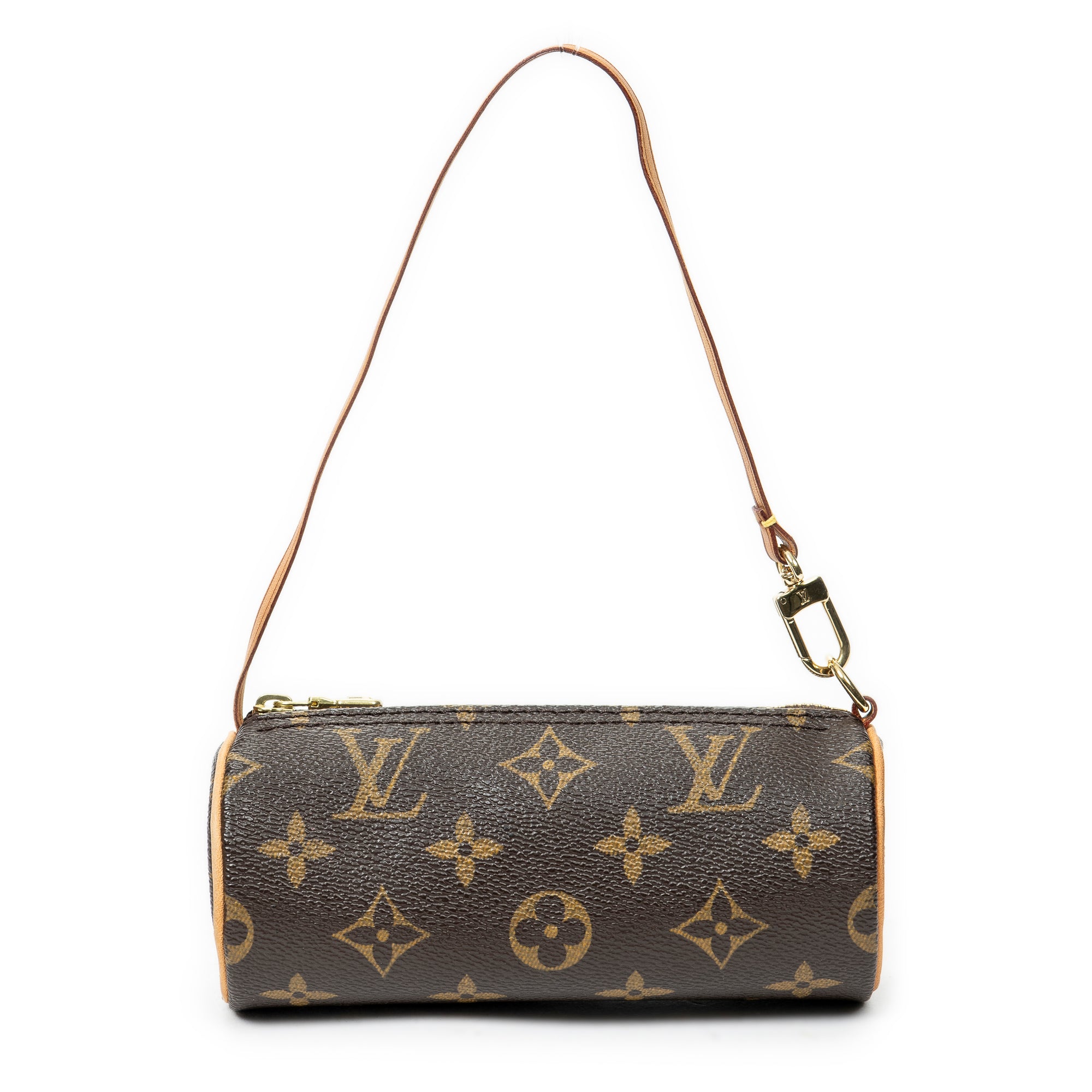 Pouch Papillon Pouch Brown Monogram Canvas