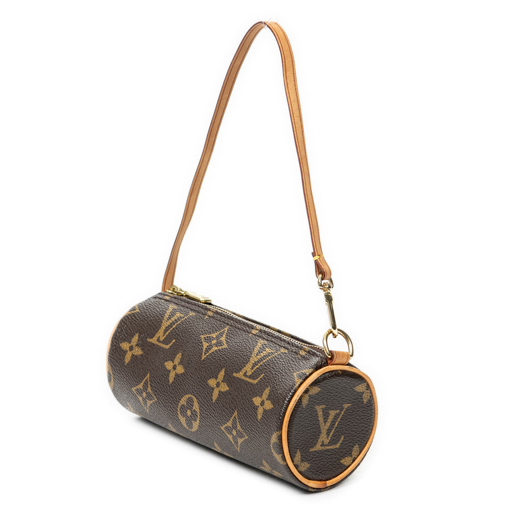 Pouch Papillon Pouch Brown Monogram Canvas
