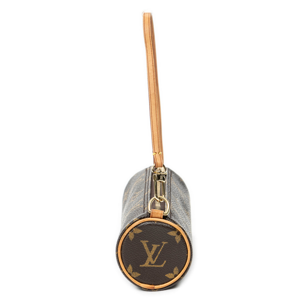 Pouch Papillon Pouch Brown Monogram Canvas