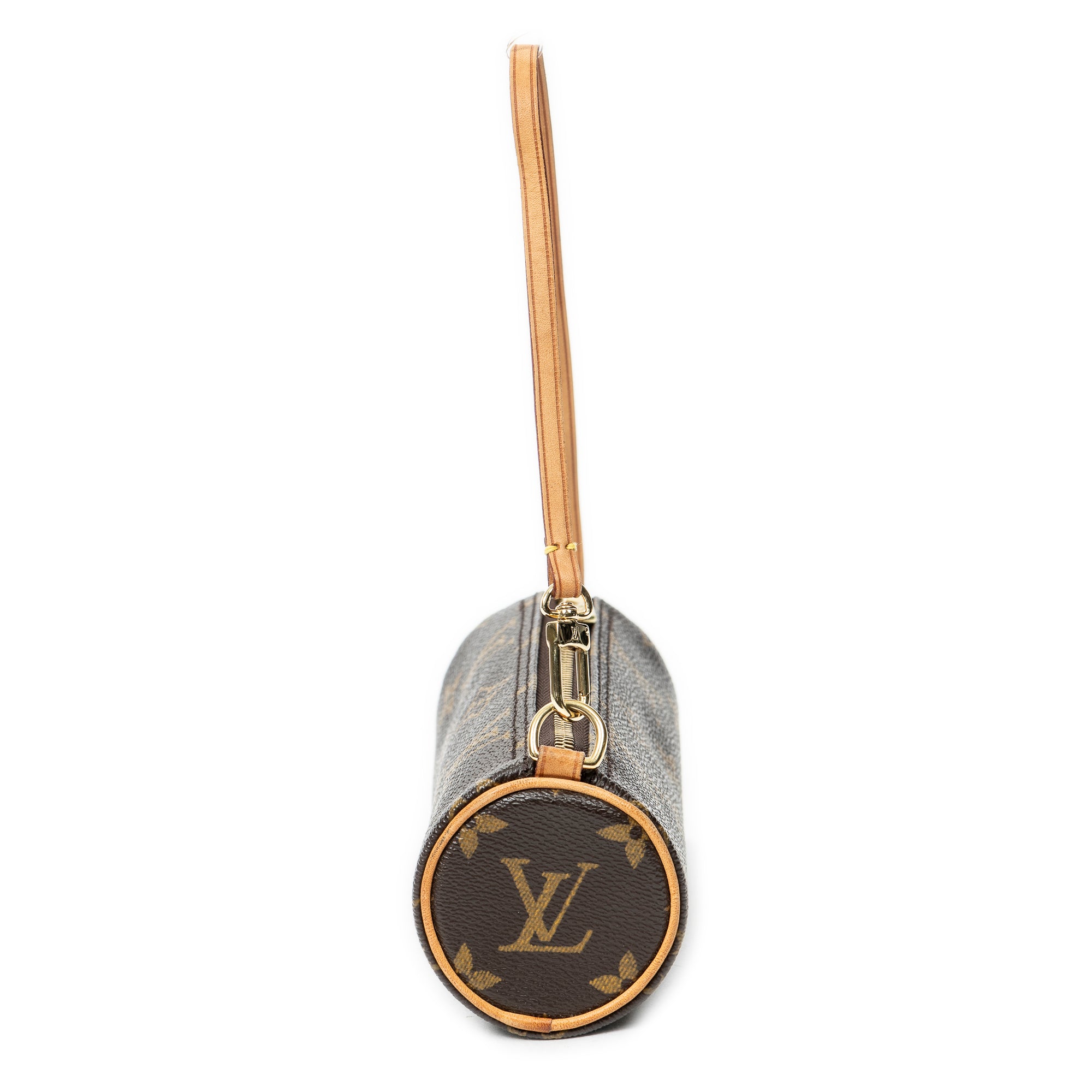 Pouch Papillon Pouch Brown Monogram Canvas