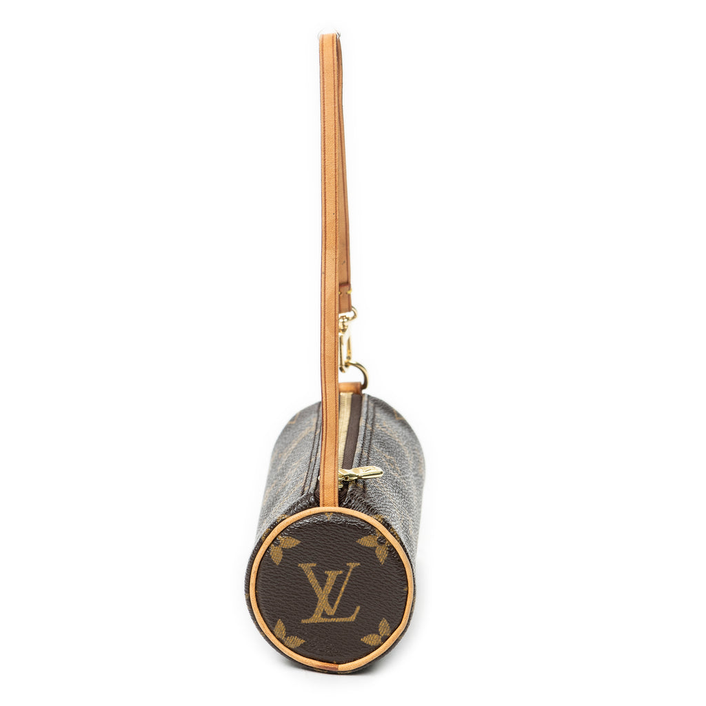 Pouch Papillon Pouch Brown Monogram Canvas