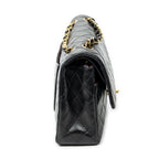 Shoulder bag Classic Double Flap 26 Black Quilted Lambskin Leather