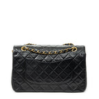 Shoulder bag Classic Double Flap 26 Black Quilted Lambskin Leather