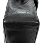 Shoulder bag Maxi Jumbo XL Flap Black Quilted Lambskin Leather