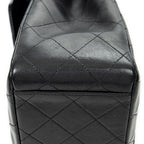 Shoulder bag Maxi Jumbo XL Flap Black Quilted Lambskin Leather