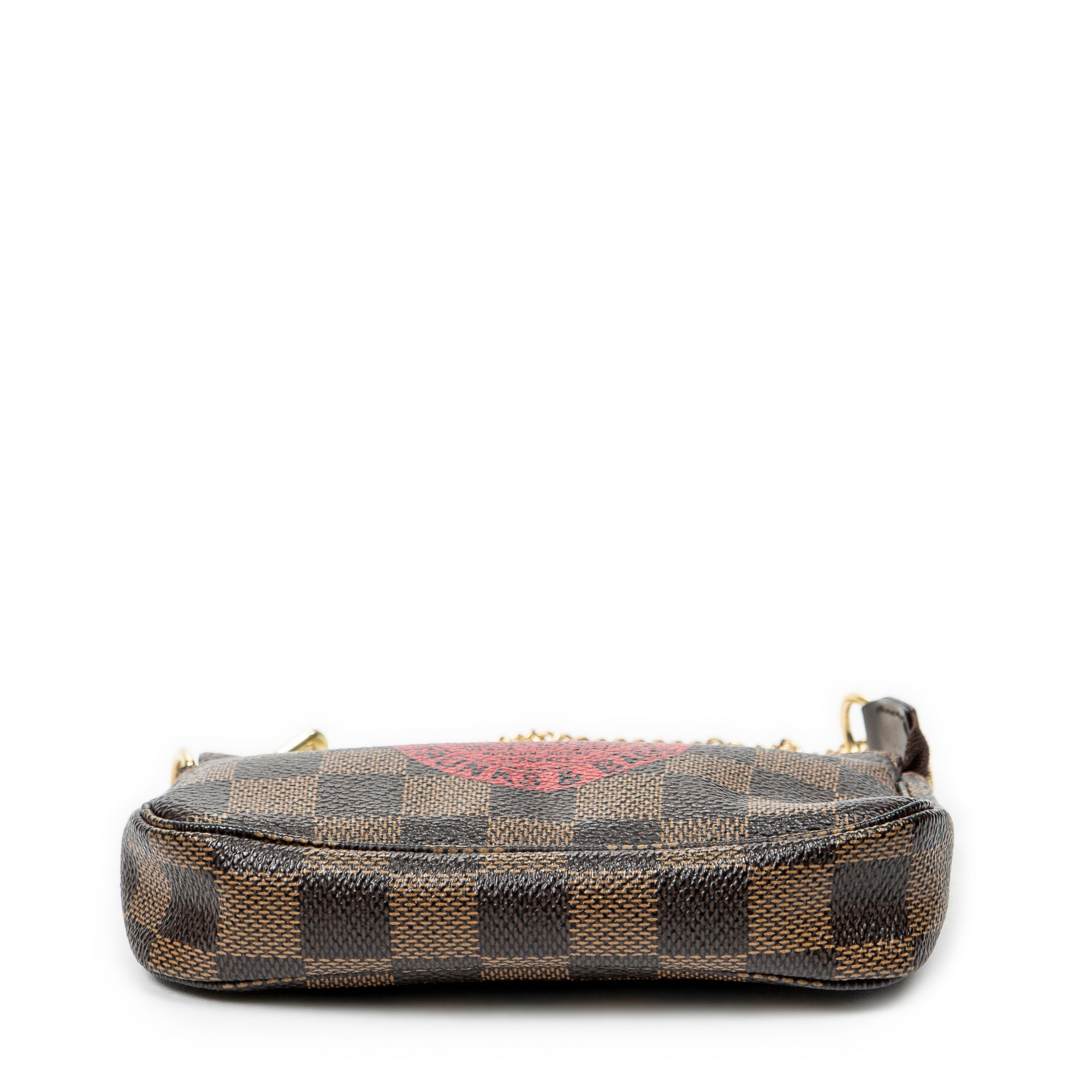 Pouch Mini Pochette Accessoires Brown Damier Ebene