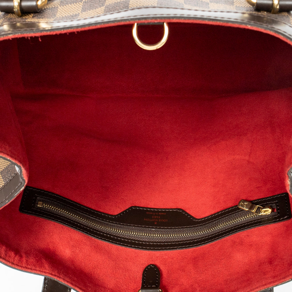 Bolso de hombro Hampstead MM Damier Ebene marrón