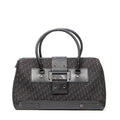 Handbag Street Chic Top Handle Black Diorissimo Canvas