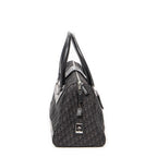 Handbag Street Chic Top Handle Black Diorissimo Canvas