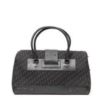 Handbag Street Chic Top Handle Black Diorissimo Canvas