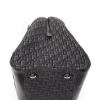 Handbag Street Chic Top Handle Black Diorissimo Canvas