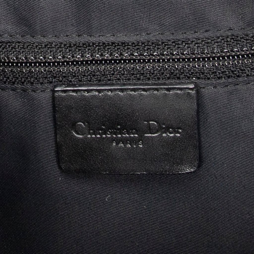 Handbag Street Chic Top Handle Black Diorissimo Canvas