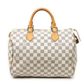 Handbag Speedy 30 Ivory Damier Azur