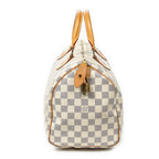 Handbag Speedy 30 Ivory Damier Azur