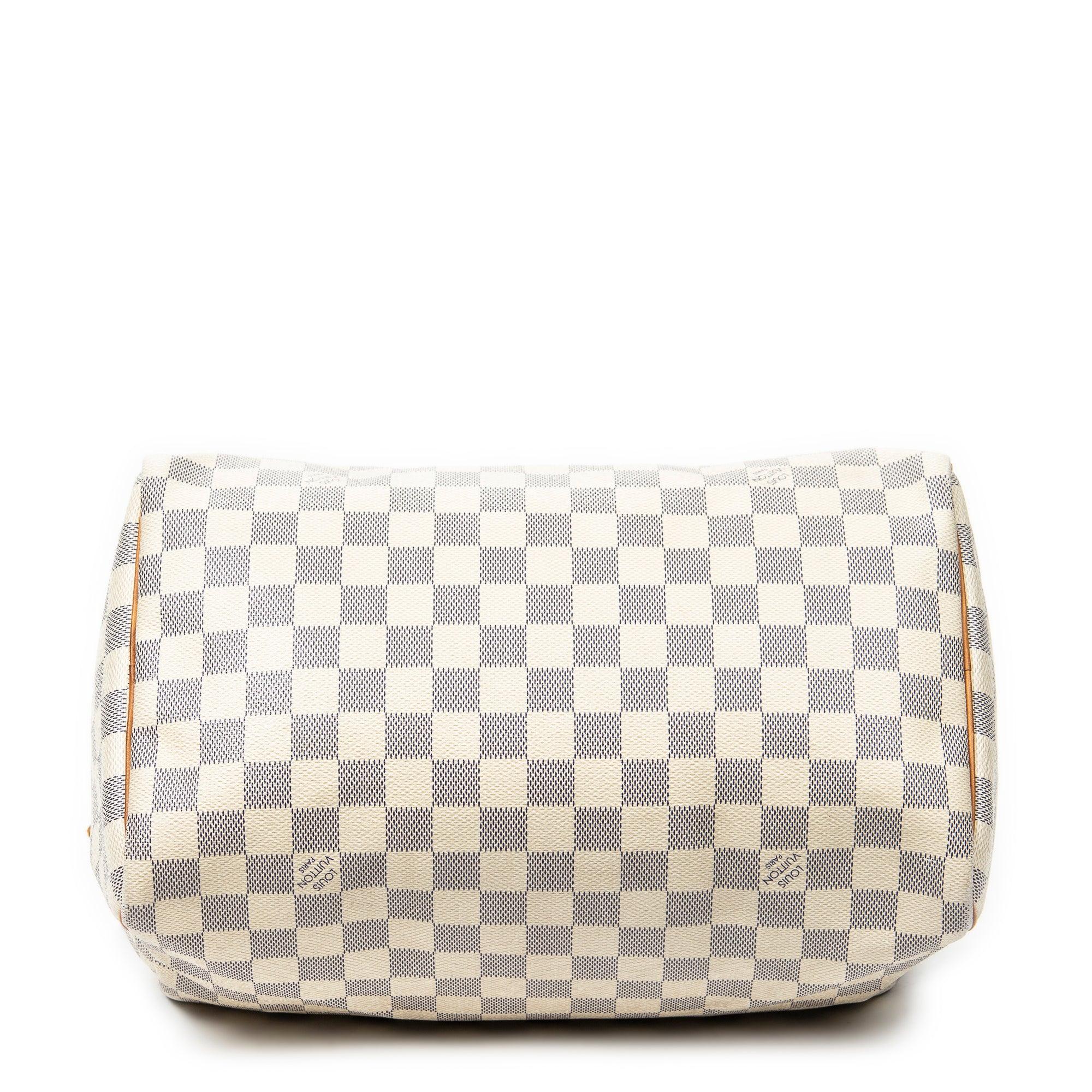Handbag Speedy 30 Ivory Damier Azur