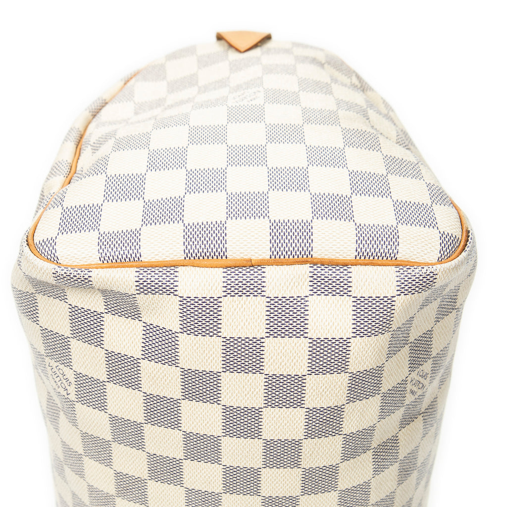 Handbag Speedy 30 Ivory Damier Azur