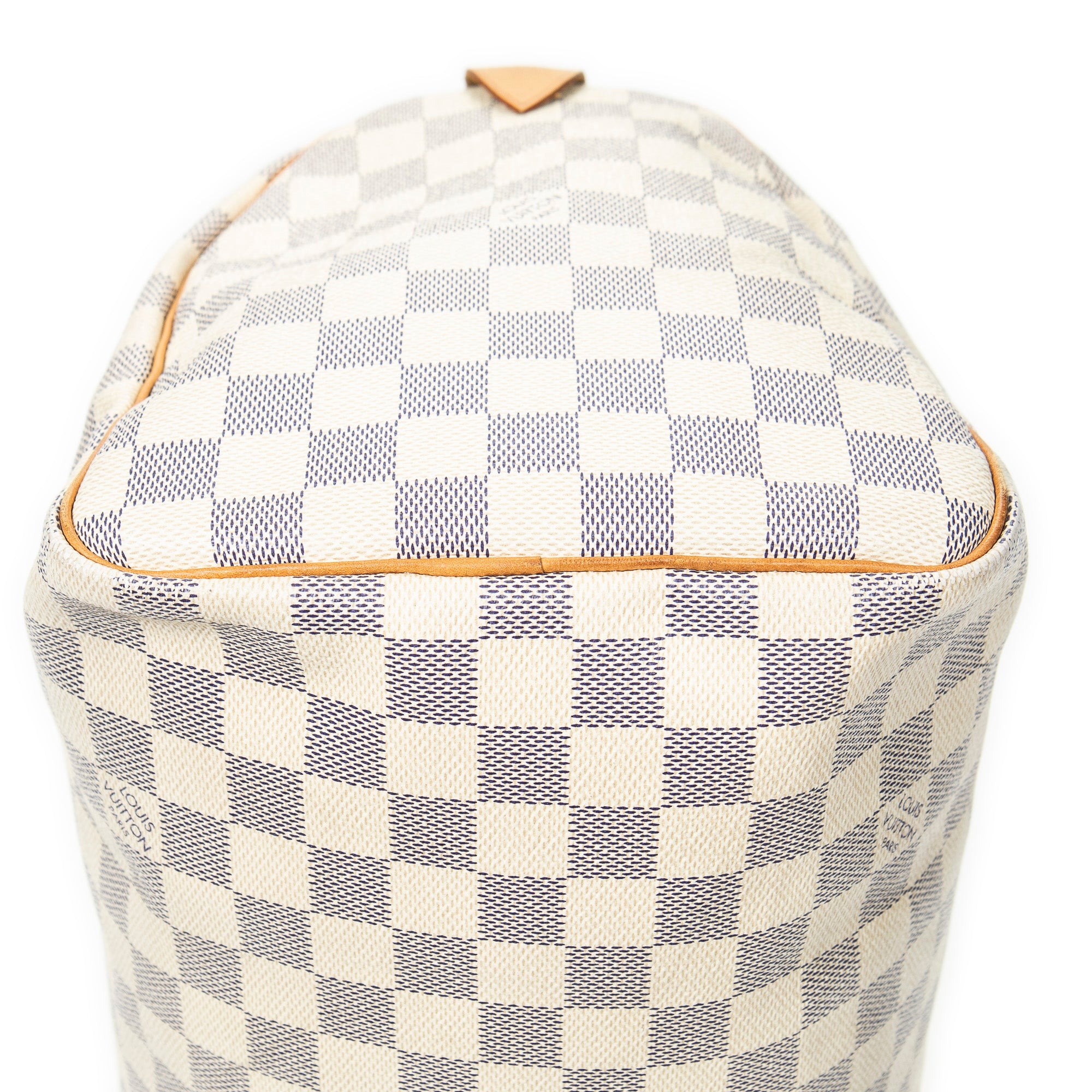 Handbag Speedy 30 Ivory Damier Azur