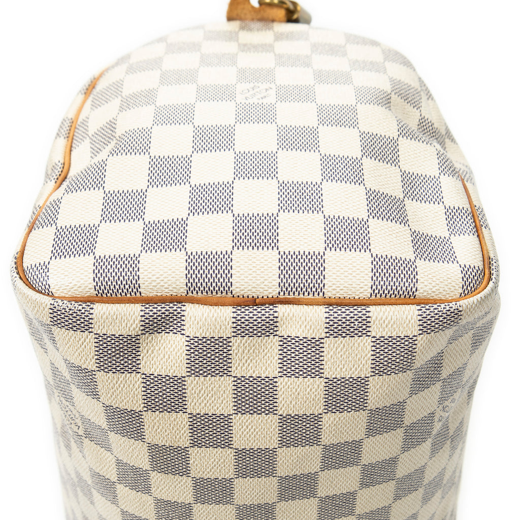 Handbag Speedy 30 Ivory Damier Azur